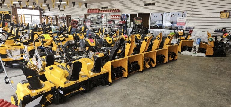 Snowblowing equipment sales and service by Mount Pleasant Mowers in Mount Pleasant, IA.